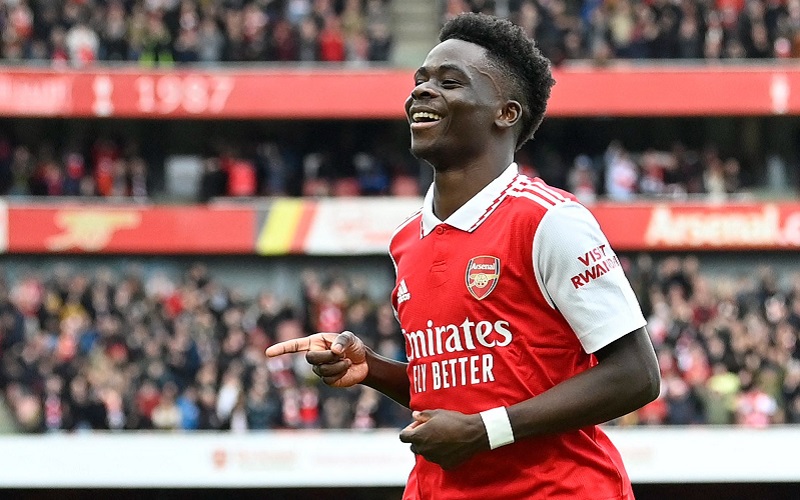 Bukayo Saka là ngôi sao hàng đầu tại Arsenal