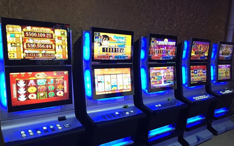 Máy slot game tại các khu vui chơi